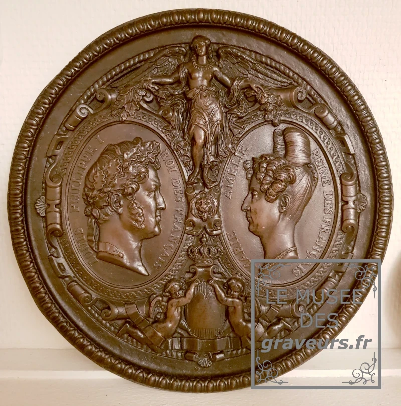 Médaillons en bronze 1830