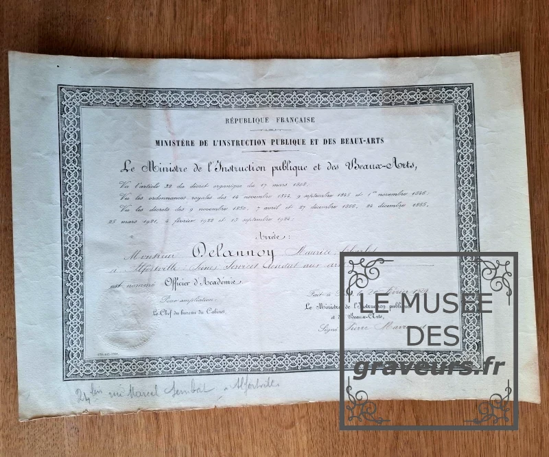 Légion d'honneur 1929